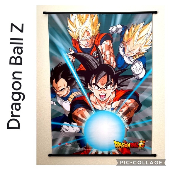 Dragonball Z Wall Decor Dragonball Z Super Heroic Characters Large